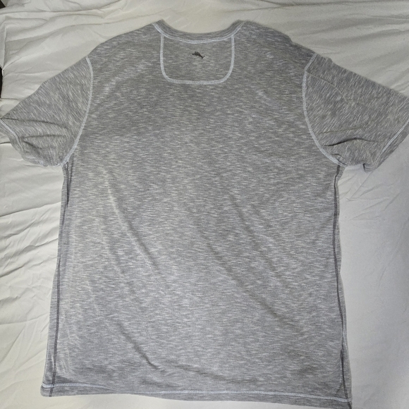 Tommy Bahama Gray Short Sleeve Tee, See Mesurements  No Tag. Large? - Picture 3 of 6